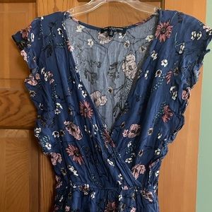 Sleeveless mini romper